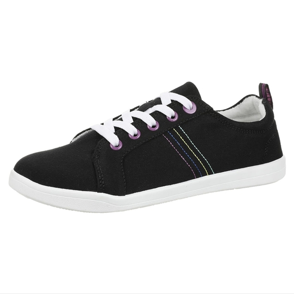 Vionic Shoes - Vionic Beach Stinson Lace-Up Sneaker in Black Size 10